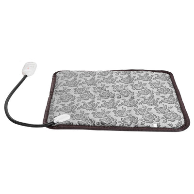 1Pc Pet Heating Pad Dog Cat Electric Heating Mat Waterproof Adjustable Warming Blanket With Chew Resistant Steel Cord Case