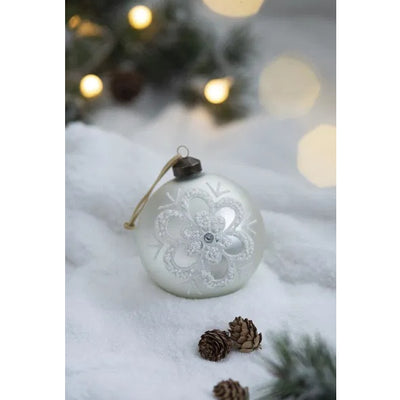 D3.9 Christmas Ball Ornaments, Glass Decorative Hanging Ball Christmas Tree Ornaments For Holiday Party Decorations, Set Of 6