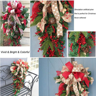 A Christmas Door Hanging Christmas Decorations Holiday Accessories Birthday Party Supplies