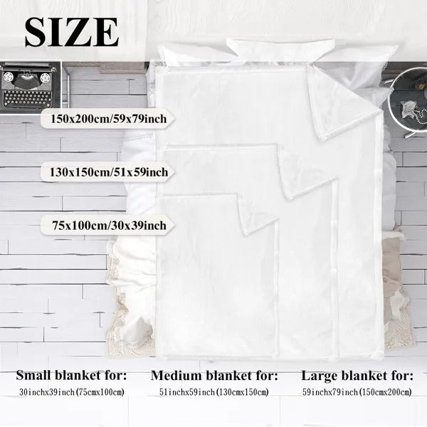 Moon Owl Flannel Fleece Blanket Cozy Fuzzy Warm Flannel Blanket