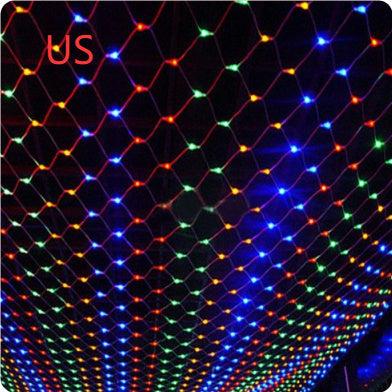 Christmas led lights string lights outdoor waterproof fishnet lights full of stars paved holiday lights wedding ins decorative lights
