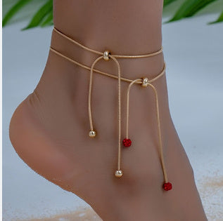 Fashion Temperament Girls Foot Ornaments Generous All-match Jewelry