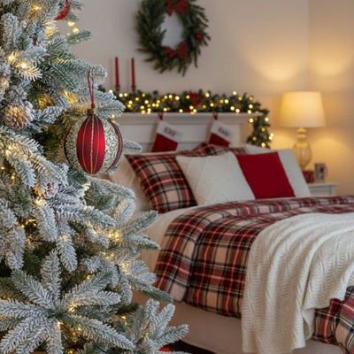 4PCS Set  Christmas Glass Ball Ornaments Holiday Tree Hanging Decorations Party Decor Supplies FBA Shipment