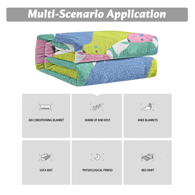 Colorful Capybara Flannel Blankets Capybara Rodent Animal Blankets For Bed Sofa Couch Super Soft Lightweight Animal Blanket 75x100cm 130x150cm